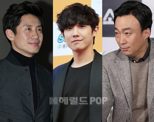 [올해 케이블 채널로 복귀하는 배우 신하균(좌측부터), 이준, 이성민]
