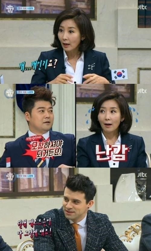 사진:비정상회담 나경원 / 출처: jtbc