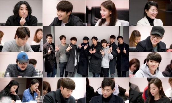 Cast members of the drama (Startling by Each Step: Ryo)