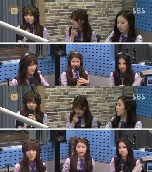 [여자친구 신비. 사진=SBS 라디오 '올드스쿨' 방송화면 캡처]