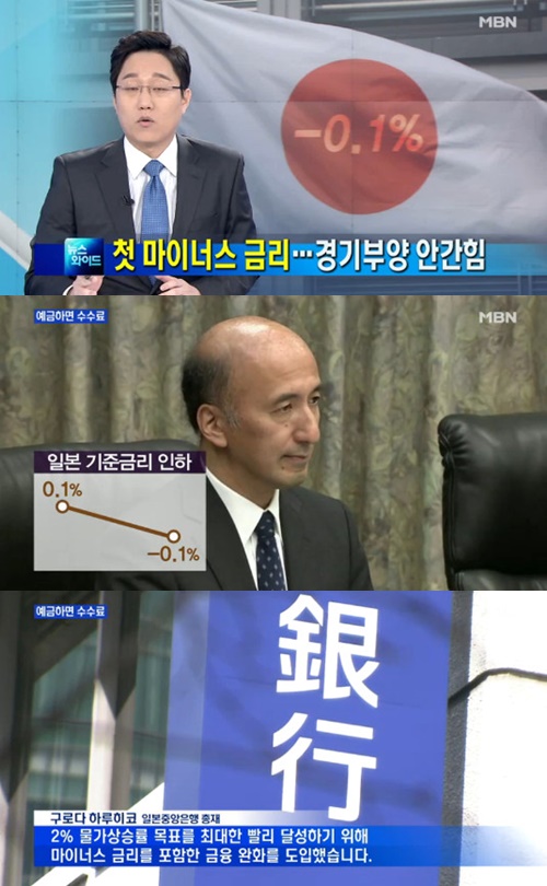 사진:일본 마이너스 금리