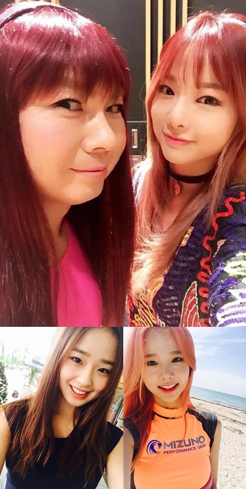 사진: 손연재 솔지 임원희 SNS