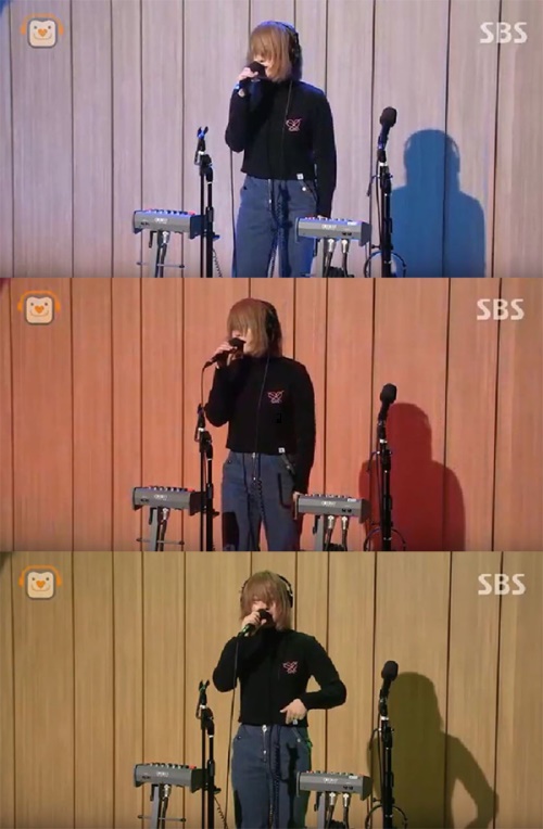 [손승연의 독특한 헤어스타일. 사진=SBS]