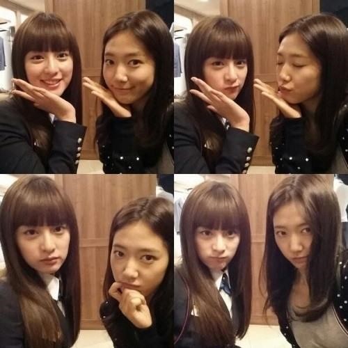 ['태양의 후예' 송혜교 김지원. 사진=박신혜 트위터]