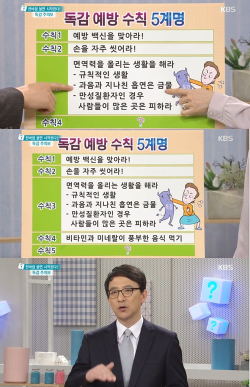 사진:독감 예방 방법
