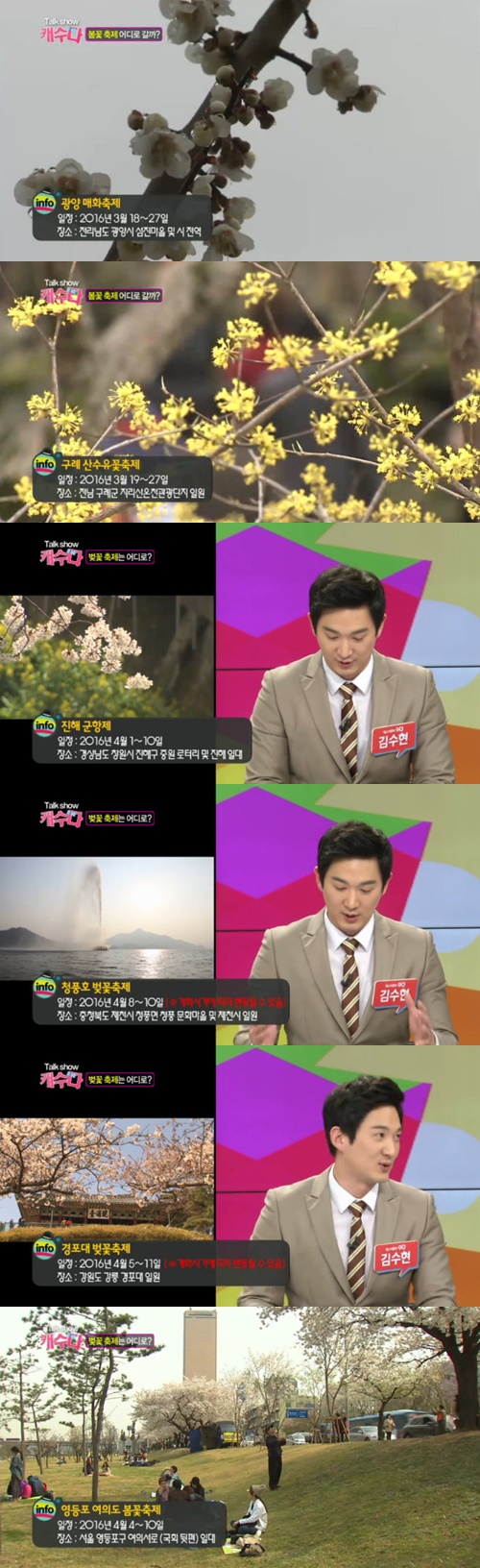 사진:캐스터들의 수다