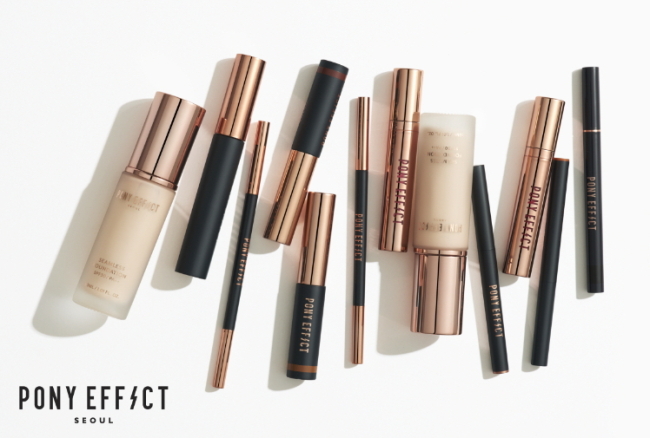Cosmetic products Pony Effect launched by Pony in November 2015 (Pony)