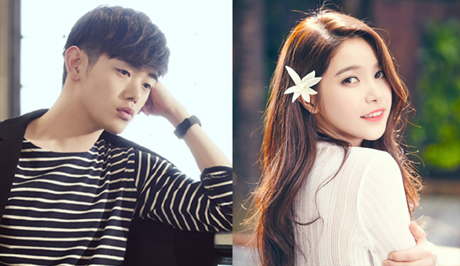 Eric Nam (B2M Entertainment) and Mamamoo's Solar (RBW Entertainment)