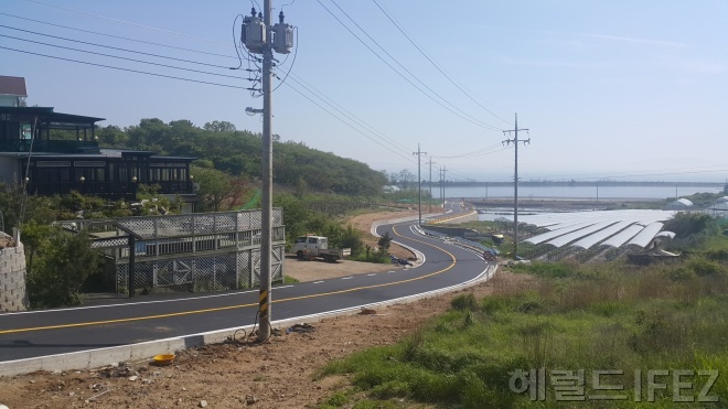신도수변공원 진입로 [사진제공=인천 옹진군]