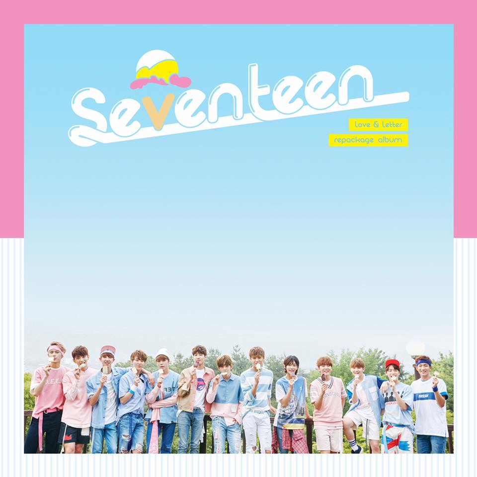 　Cover for Seventeen’s repackaged album “Love & Letter” (Official Facebook)