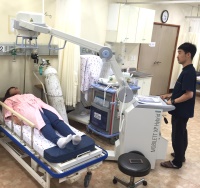 최신 장비를 교체한 이동형 X-ray 촬영장치