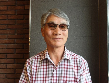 조인찬 씨는 27일 시각장애인 골퍼로서의 애환과 보람을 털어놨다.