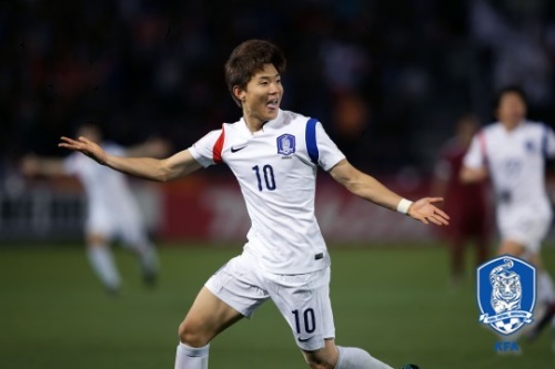 올림픽 첫 골의 주인공 류승우. [사진=대한축구협회]