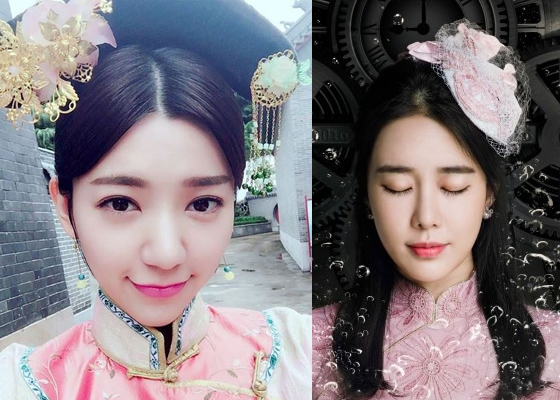 Artist Puff Kuo (left, Puff Kuo's Instagram account) and actress Yoo In-na (Hunan TV)