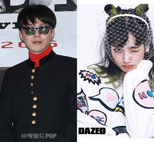 본사 DB(지드래곤), 잡지 '데이즈드' 화보(고마츠 나나)
