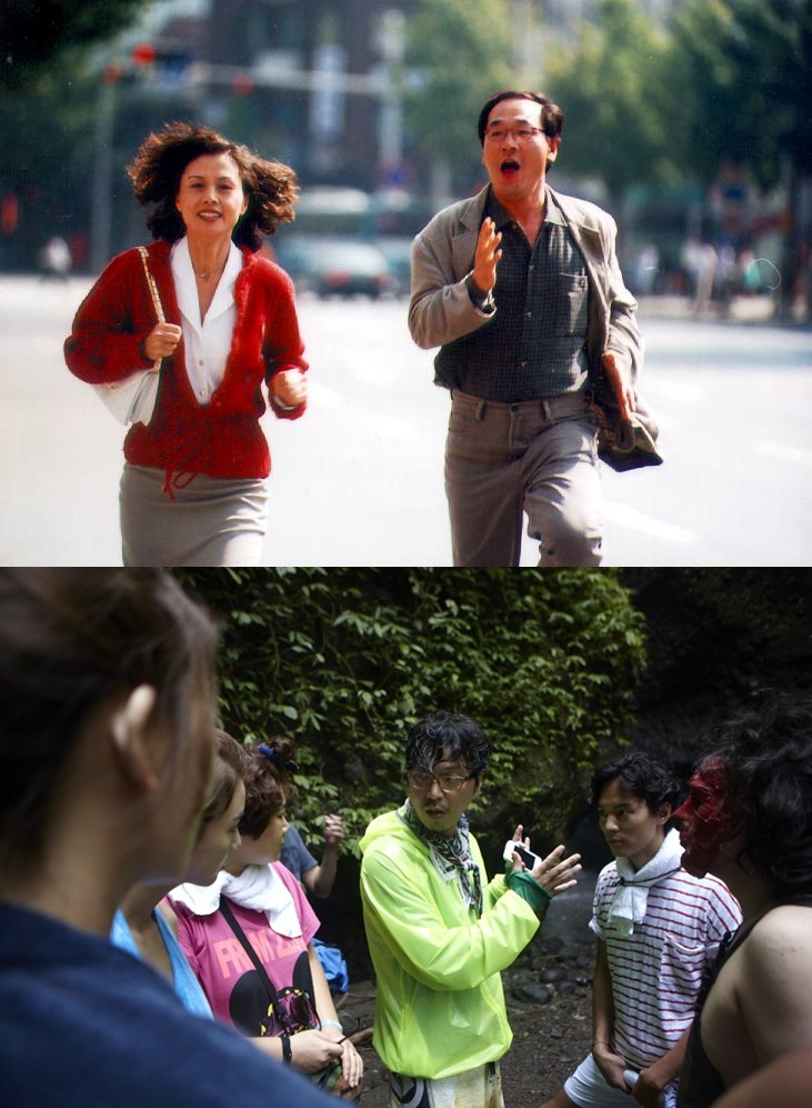 (사진 위) '러브스토리' 중 한 장면(아래)'아티스트 봉만대' 중 한 장면