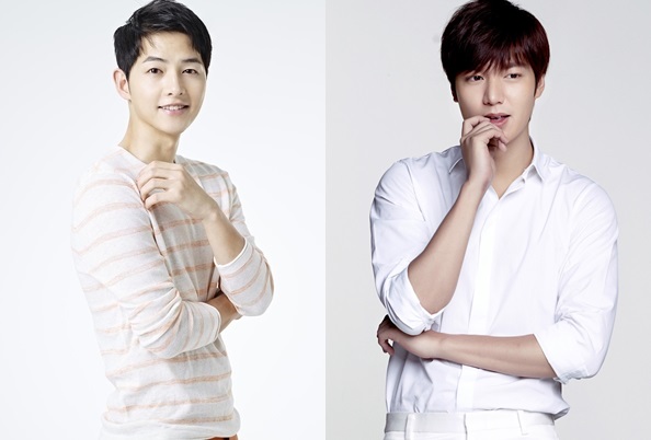 (Left) Song Joong-ki (Jeju Airlines), Lee Min-ho (LG Electronics)