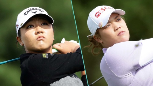 이번 주 일본에서 열리는 토토 재팬 클래식에서 개인 타이틀 경쟁을 계속하는 리디아 고(왼쪽)와 주타누간. [사진=LPGA]