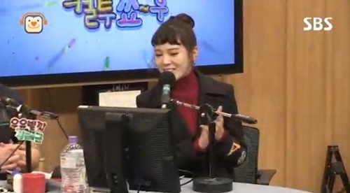 리지가 성형수술 사실을 솔직하게 밝혀 청취자들을 놀라게 했다. 사진=방송캡처