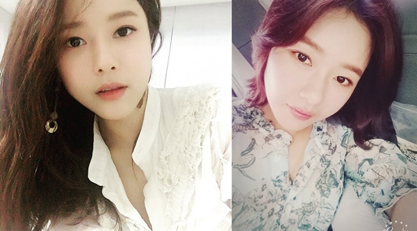 왼쪽 오지은, 오른쪽 박하나 (사진=각 인스타그램)