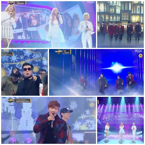 ‘2016 MBC 가요대제전’이 과거와 현재 그리고 미래를 아우르는 무대를 꾸몄다. 사진=MBC 가요대제전 캡처