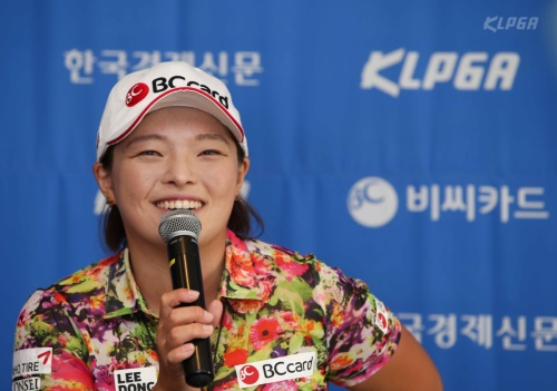따뜻한 겨울을 보내게 된 장하나.[사진=KLPGA]