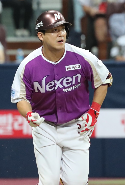 넥센의 중심타자 김민성. [사진=뉴시스]