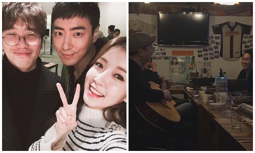 ‘맨몸의 소방관’ 정인선이 이준혁과 본방사수 인증샷을 남겼다. 사진=정인선 인스타그램