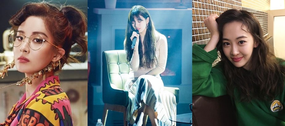 (Seohyun's Twitter, Suzy's Instagram, Dasom's Instagram)