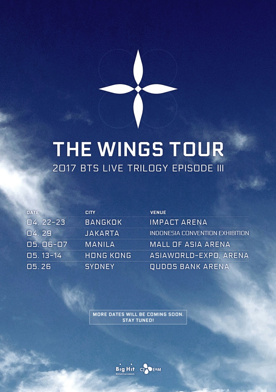 BTS adds more stops to 'Wings Tour' - K-POP HERALD