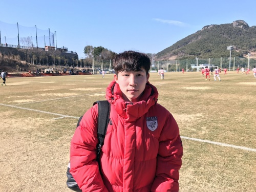 고려대 박상혁이 성인 무대에서 조금씩 적응을 하고 있다. [사진=정종훈]