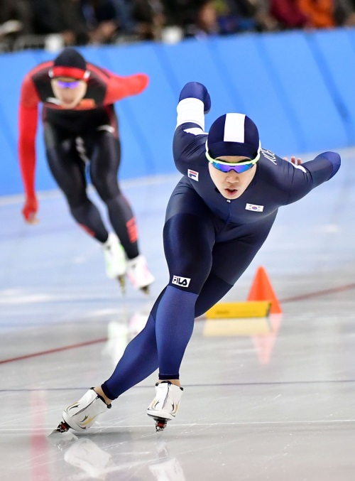 한국 스피드스케이팅 중장거리 기대주 김민석. [사진=뉴시스]