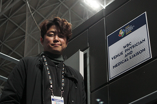 WBC 서울 라운드 의무담당 디렉터인 이성환 LK스포츠 대표. [사진=정아름 기자]