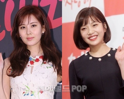 소녀시대 서현(왼쪽)과 레드벨벳 조이/사진=본사 DB