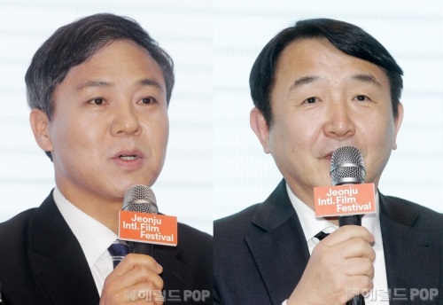 김승수 조직위원장, 이충직 집행위원장 /사진=이지숙 기자