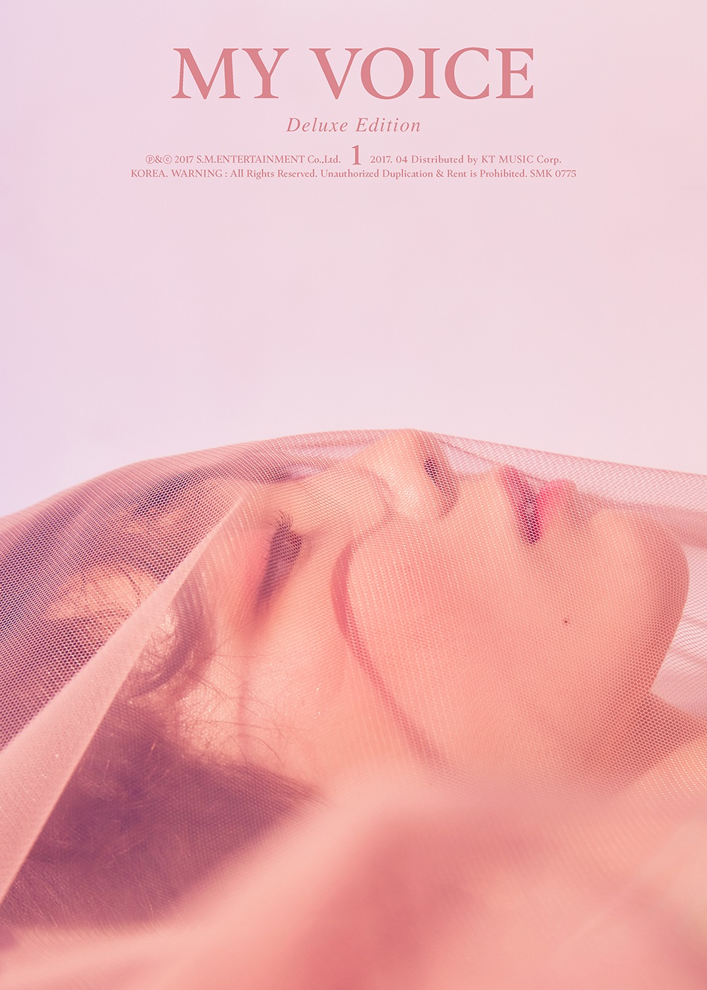 The teaser image for the deluxe edition of Taeyeon‘s “My Voice.” (S.M. Entertainment)
