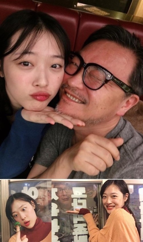 배우 김의성이 설리의 방패막이를 자처했나. 사진=설리SNS
