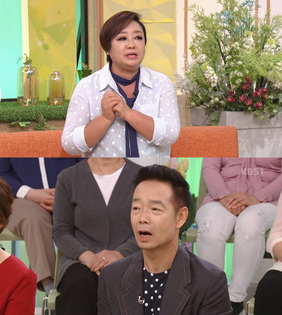 혜은이와 김학래. (사진=KBS 방송 화면 캡처)