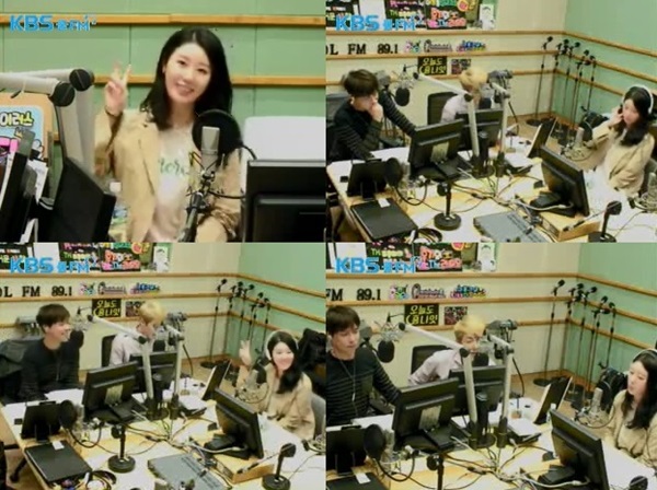 '가요광장'에 출연한 가수 나비. (사진=KBS 쿨FM 보이는 라디오 캡처)