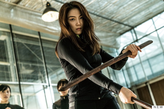 Kim Ok-vin stars in “The Villainess.” (Next Entertainment World)