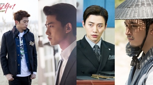 장우영, 옥택연, 준호, 황찬성(왼쪽부터)