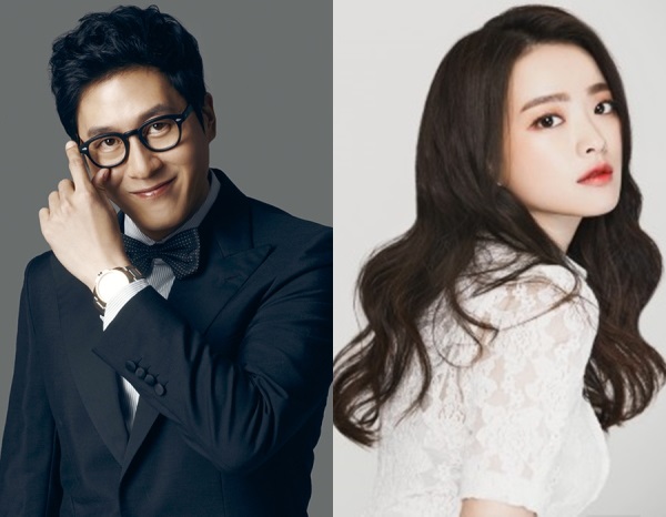 Kim Joo-hyuck (left) and Chun Woo-hee (Namoo actors)