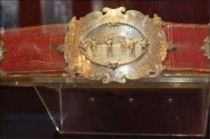 초기 디 오픈 우승자에게 주어진 '챌린지 벨트(Challenge Belt)'.
