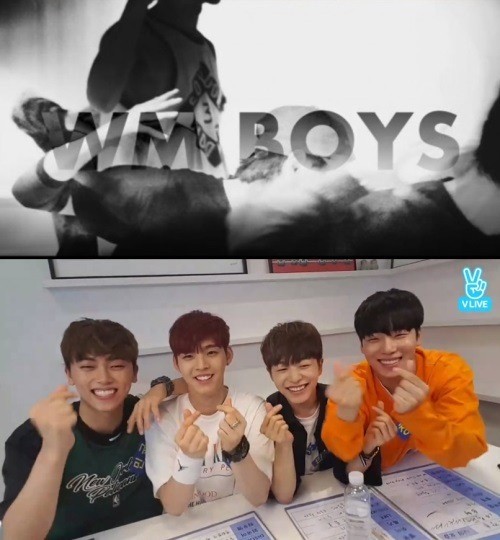 사진=WM, V앱 캡처