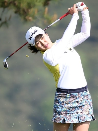 지난해까지 KLPGA 1부투어에서 활약한 송민지 프로의 선수시절 모습.