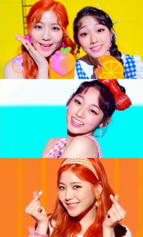 사진=구구단 오구오구 '아이스 츄' MV 캡처
