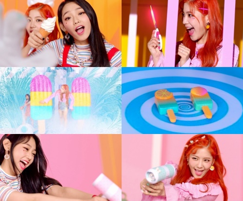 사진=구구단 오구오구 '아이스 츄' MV 캡처