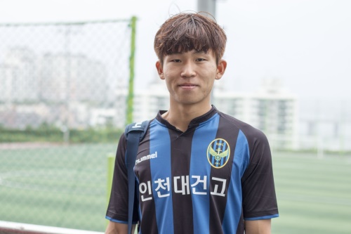 정우영은 아직 인천 유나이티드 유소년 팀인 대건고 소속이다. [사진=정종훈]