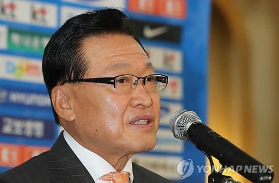 조중연 전 대한축구협회 회장=연합뉴스