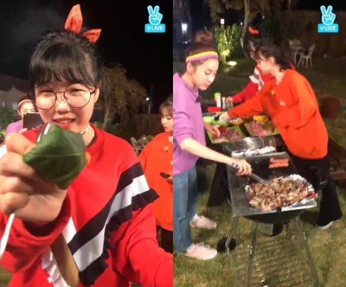 네이버 V앱 화면 캡처